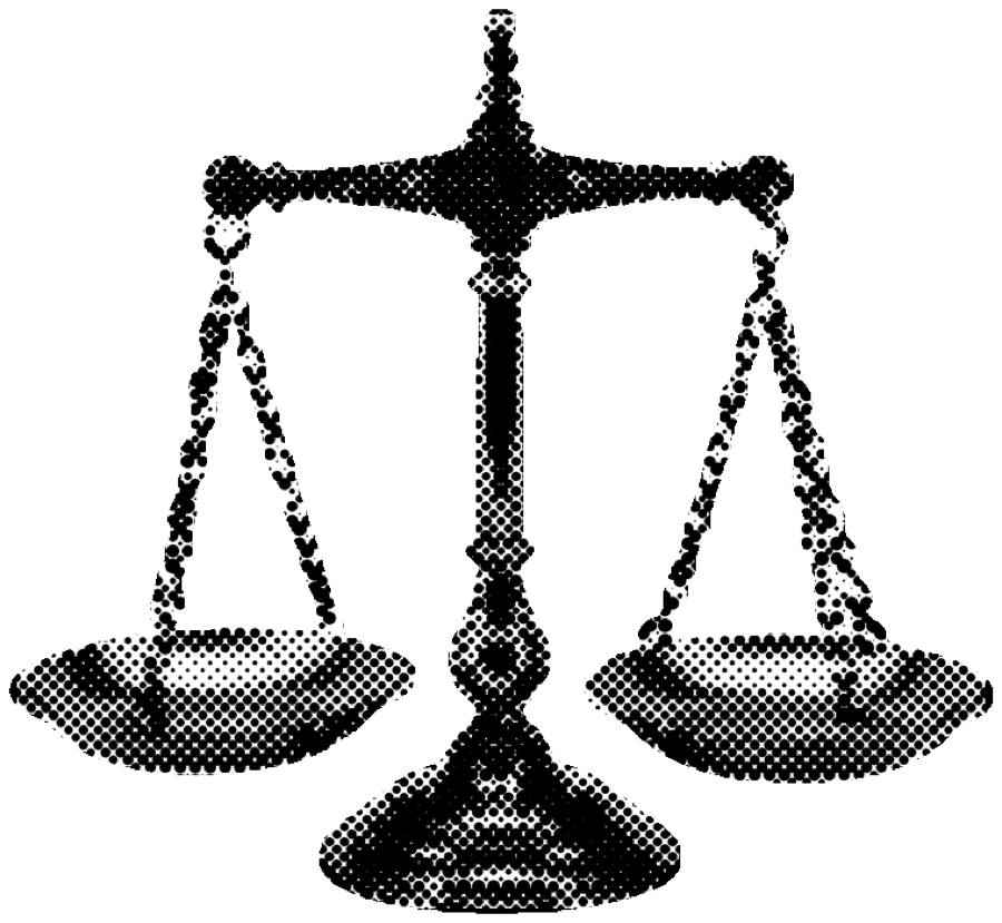 A pair of balance scales